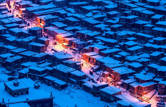 五明佛學(xué)院全景圖