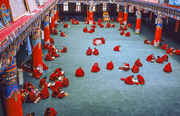 五明佛學(xué)院內(nèi)景圖